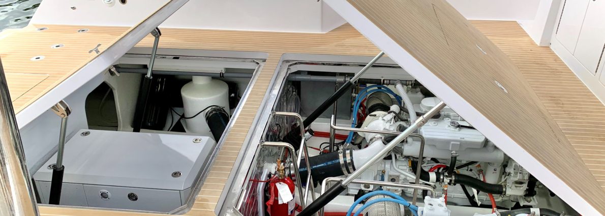 Outback 50 Lower Deck - Outback Yachts